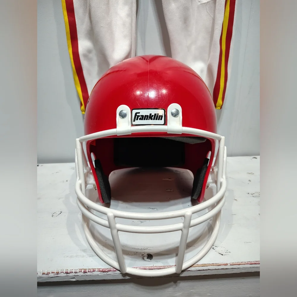 Franklin Kansas City Chiefs‎ Deluxe Jersey Set Youth Size Small Medium Helmet